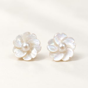 2-Way Akoya Petal Earrings